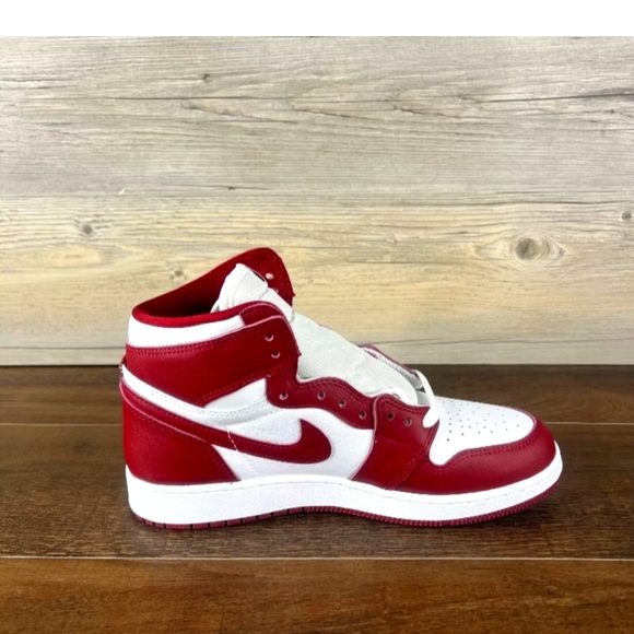 Air Jordan 1 Retro OG Shoes Artisanal Team Red White Men Size 8.5 DZ5485-160 - Picture 3 of 15